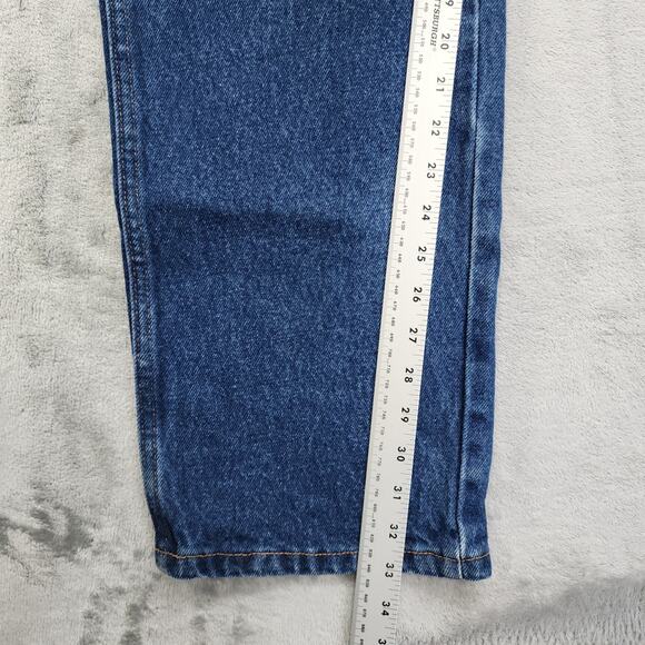 Rustler Jeans Mens 38X34 Blue Regular Fit Straight Leg Heavyweight Denim 87631PW - Picture 8 of 10